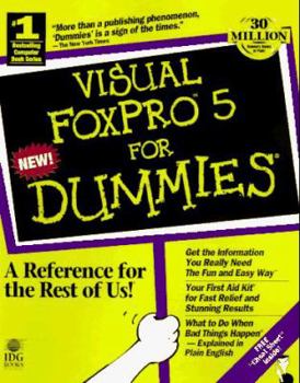 Paperback Visual Foxpro 5 for Dummies Book
