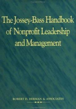 Hardcover The Jossey-Bass Handbook of Nonprofit Leadership and Management Book