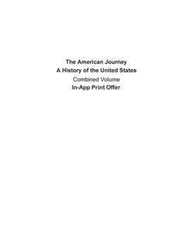 The American Nation: A History of the United States, Combined Volume -- Books a la Carte
