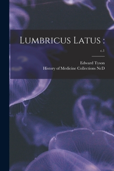 Paperback Lumbricus Latus: ; c.1 Book