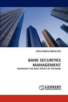 Paperback Bank Securities Management Book