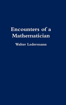 Hardcover Encounters of a Mathematician Book
