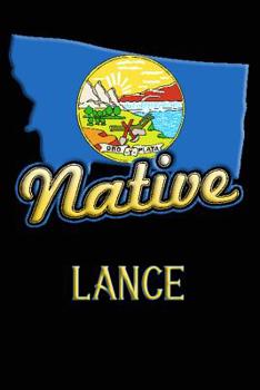 Paperback Montana Native Lance: College Ruled Composition Book