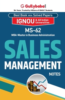 Paperback MS-62 Sales Management Book