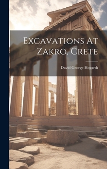 Hardcover Excavations At Zakro, Crete Book