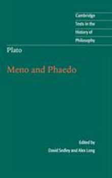 Hardcover Plato: Meno and Phaedo Book