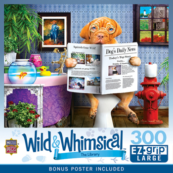 Misc. Wild & Whimsical - The Library 300pc Ezgrip Puzzle Book
