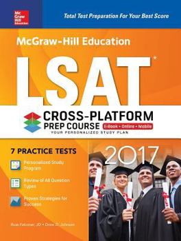 Paperback McGraw-Hill Education LSAT: Cross-Platform Prep Course Book