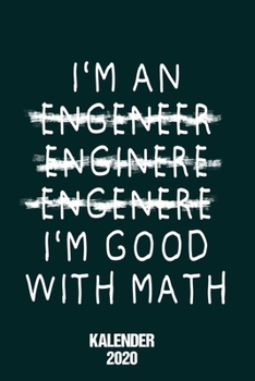 Kalender 2020: Terminplaner Ingenieur 2020 A5 Tagesplaner Bauleiter und Bauingenieure lustiges Geschenk für Jahreskalender 2020 1 Woche 2 Seiten / 6x9 ... Studium Schule und Familie (German Edition)