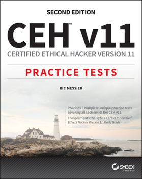 Paperback Ceh V11: Certified Ethical Hacker Version 11 Practice Tests Book
