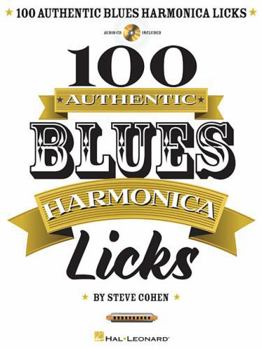 Cohen Steve 100 Authentic Blues Harmonica Licks Harm book/CD