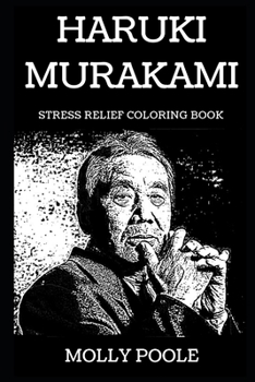 Paperback Haruki Murakami Stress Relief Coloring Book
