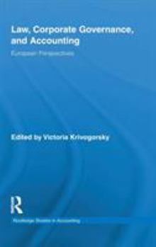 Hardcover Law, Corporate Governance and Accounting: European Perspectives Book