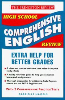 Paperback High School Comprehensive English Review Book