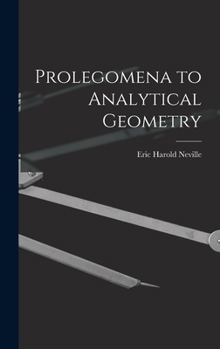 Hardcover Prolegomena to Analytical Geometry Book