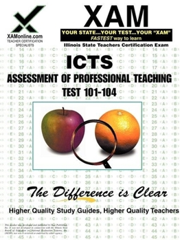 Paperback ICTS Apt Assessment of Professional Teaching Test 101-104 Book