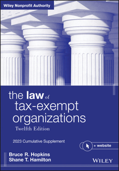 Paperback The Law of Tax-Exempt Organizations: 2023 Cumulative Supplement Book