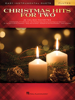 Paperback Christmas Hits for Two Flutes: Easy Instrumental Duets Book