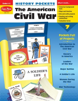 Paperback History Pockets: The American Civil War, Grade 4 - 6 Teacher Resource Book