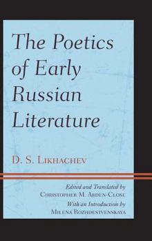 Hardcover The Poetics of Early Russian Literature Book