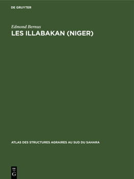 Hardcover Les Illabakan (Niger) [French] Book