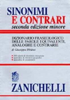 Hardcover Sinonimi E Contrari Edizione Minore [Italian] Book
