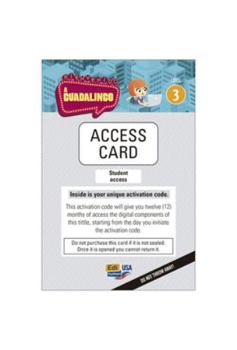 Misc. Guadalingo Level 3 Student 1 Year Access Code: Licence Activation Code [Spanish] Book