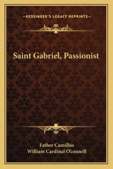 Paperback Saint Gabriel, Passionist Book