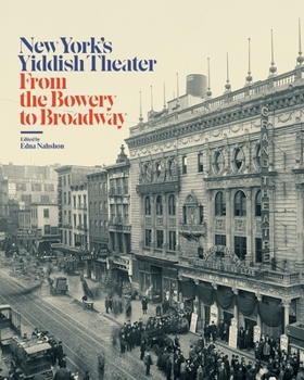 Hardcover New York's Yiddish Theater: From the Bowery to Broadway Book