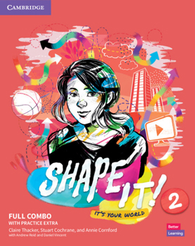 Paperback Shape It! Level 2 Full Combo Student's Book and Workbook with Practice Extra Book