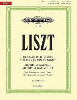 Paperback The Procession by Night and Mephisto Waltz No. 1 for Piano: Two Episodes from Lenau's Faust, Urtext Book