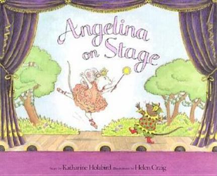 Hardcover Angelina on Stage Book