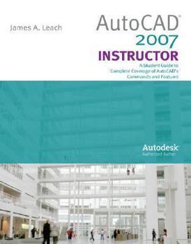 Paperback AutoCAD 2007 Instructor with Autodesk Inventor Software 07 Book