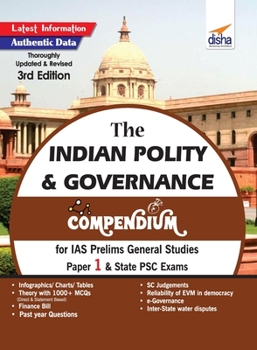 Paperback The Indian Polity & Governance Compendium for IAS Prelims General Studies Paper 1 & State PSC Exams 3rd Edition Book