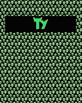 Paperback 120 Page Handwriting Practice Book with Green Alien Cover Ty: Primary Grades Handwriting Book