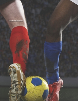 Paperback Football Game-Grid Book