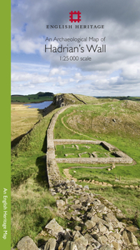 Hardcover An Archaeological Map of Hadrian's Wall: 1:25000 Scale Revised Edition Book