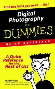 Paperback Digital Photography for Dummies: Quick Reference Book