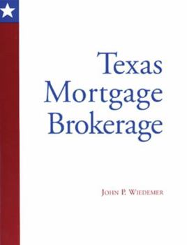 Paperback Texas Mortgage Brokerage Book