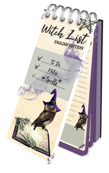 Spiral-bound Witch List Spells: Daily Planning Notepad Book