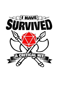 Paperback Notebook: Rpg Gamer Dungeon Master Hit Ax Joke Gift 120 Pages, 6X9 Inches, Dot Grid Book