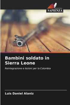 Paperback Bambini soldato in Sierra Leone [Italian] Book
