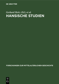 Hardcover Hansische Studien: Heinrich Sproemberg Zum 70. Geburtstag [German] Book