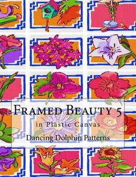 Paperback Framed Beauty 5: in Plastic Canvas Book