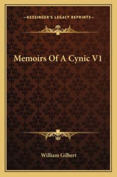 Paperback Memoirs Of A Cynic V1 Book