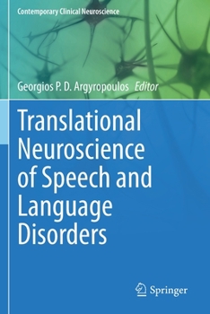 Paperback Translational Neuroscience of Speech and Language Disorders Book