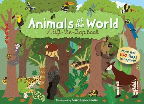 Paperback Animals of the World: A Lift-the-Flap Book (Lift-the-flap Book) [Board book] Book