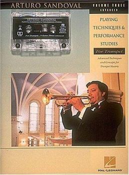Paperback Arturo Sandoval - Playing Techniques and Performance Studies for Trumpet - Volume 3 (Advanced) Book