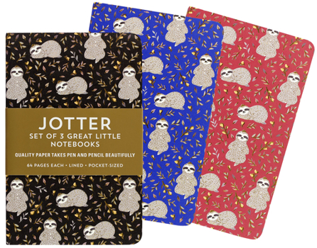 Paperback Sloths Jotter Notebooks Book