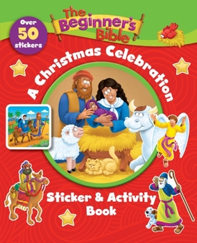 Paperback The Beginner's Bible: A Christmas Celebration Sticker and Activity Book